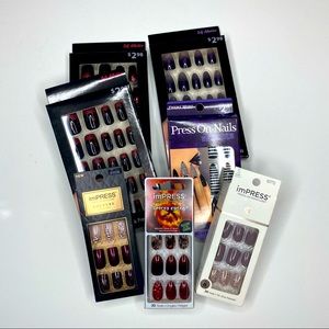 7 NEW PRESS ON NAILS - IMPRESS HALLOWEEN NAILS